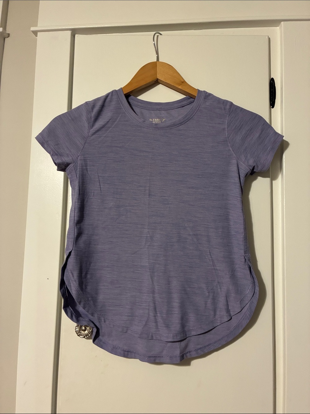 Old Navy Lavender Short-Sleeve Crewneck Tee